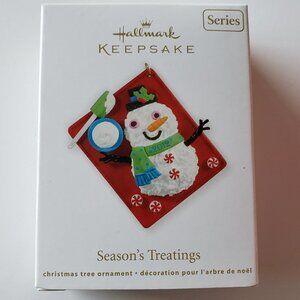 Hallmark Keepsake Ornament - Hallmark Season's Treatings Snowman Cake 2012 #4